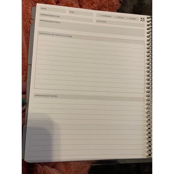 Erin Condren Parallel Appointment Book Notebook - Picture 5 of 8